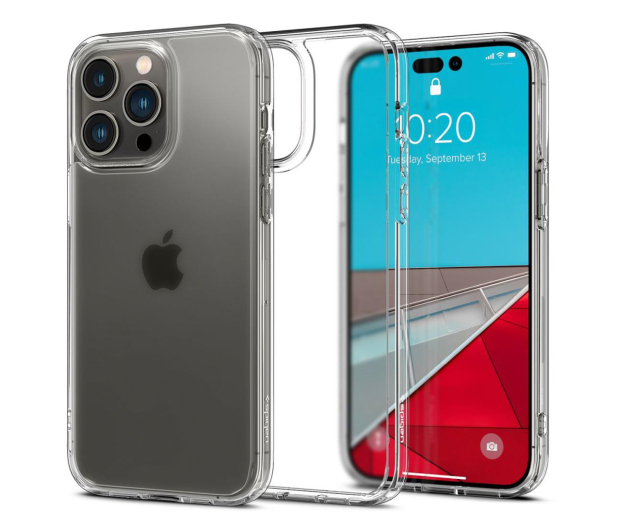 SPIGEN Ultra Hybrid do iPhone 14 Pro frost clear ACS04967 - 1070470 - zdjęcie